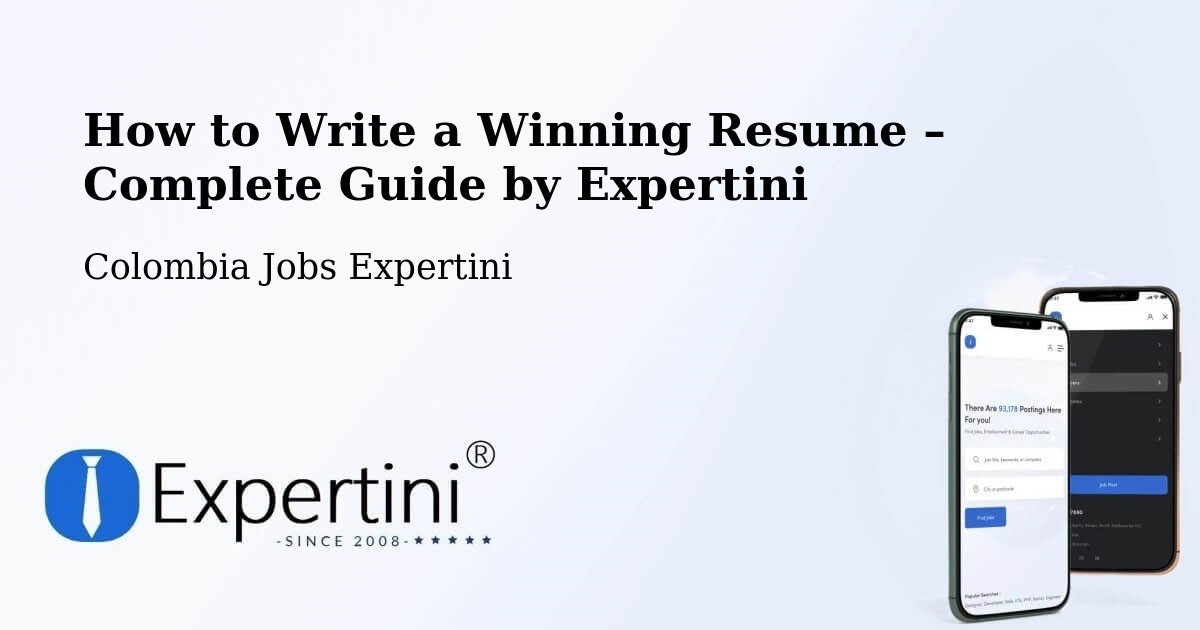 Resume Writing Guide for Job Seekers – La Victoria - La Victoria, Colombia Jobs Expertini